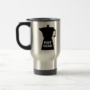 POT HEAD GRAPPIGE KOFFIE REIZEN MOK