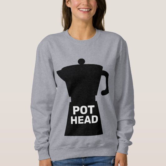 POT HEAD GRAPPIGE KOFFIE TRUI (Voorkant)