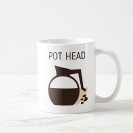 Pot Head Quote met Koffiepot Modern Koffiemok
