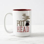 Pot Head Tweekleurige Koffiemok (Links)