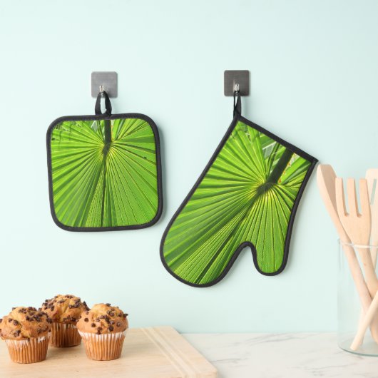 Pot Holder Set - Palm Frond (Insitu(Ophanging))