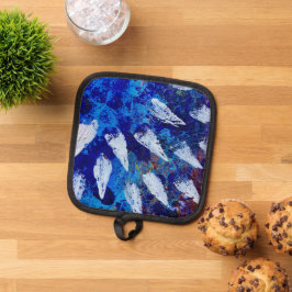 Pot Houders in Skyburst Design