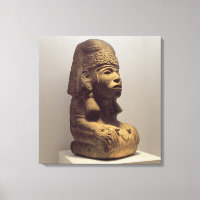 Pot in de vorm van een knielend getal, 800-1200