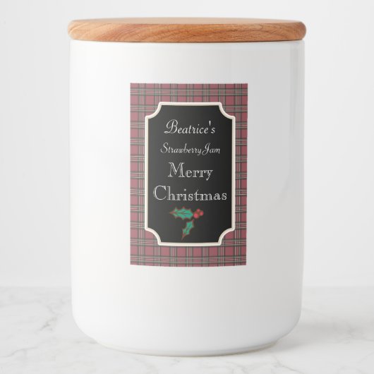 Pot Kerst Snoep Labels Cadeautags Stickers (Voorkant)
