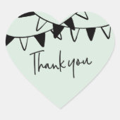 Pot / Kruiden Bedankt Sticker Etiket X (Voorkant)