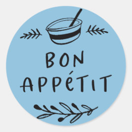 Pot / Kruiden Bon Appétit Sticker Label