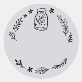 Pot / Kruiden Lege Sticker Label