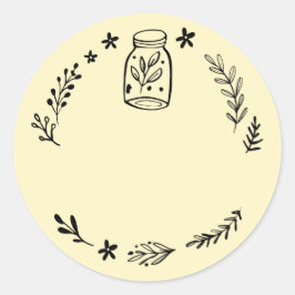 Pot / Kruiden Lege Sticker Label