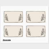 Pot / Kruiden Lege Sticker Label VII (Vel)