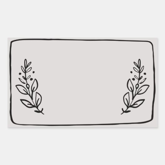 Pot / Kruiden Lege Sticker Label VII (Voorkant)