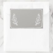 Pot / Kruiden Lege Sticker Label VII (Tas)