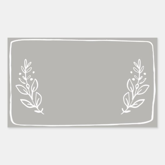 Pot / Kruiden Lege Sticker Label VII (Voorkant)