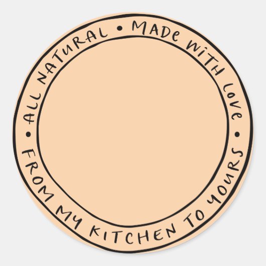 Pot / Kruiden Natuurlijk Biologisch Sticker Etiket (Voorkant)