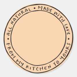 Pot / Kruiden Natuurlijk Biologisch Sticker Etiket