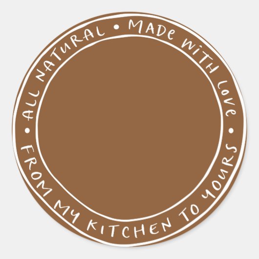 Pot / Kruiden Natuurlijk Biologisch Sticker Etiket (Voorkant)