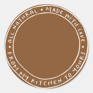 Pot / Kruiden Natuurlijk Biologisch Sticker Etiket