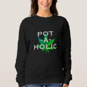 Pot Love Potaholic Alcoholic Funny T-shirt Design (Voorkant)