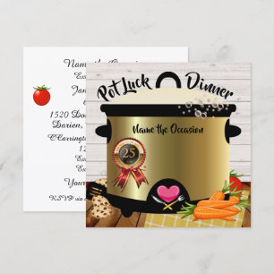 Pot Luck Jubileum Uitnodiging Versie 1