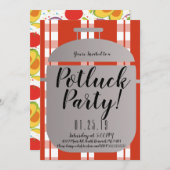 Pot Luck Salad Avocado Diner Italiaans Aankondiging (Voorkant / Achterkant)