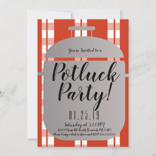 Pot Luck Salad Avocado Diner Italiaans Aankondiging