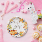 Pot Luck Thanksgiving diner tafelgerei Papieren Bordje (Feest)