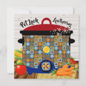 Pot Luck Uitnodiging (Voorkant)