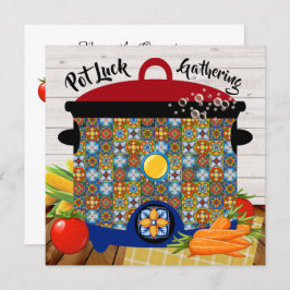 Pot Luck Uitnodiging