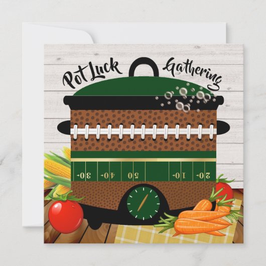 Pot Luck / welke uitnodiging dan ook (Voorkant)