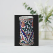 Pot met florale decoratie, Iznik Briefkaart (Staand voorkant)