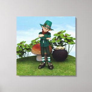 Pot met Goud Canvas Afdruk