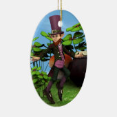 Pot met Goud Keramisch Ornament (Rechts)