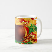 pot met goud koffiemok (Voorkant rechts)