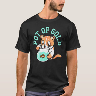 Pot met goud Onderwater Goudvis Vis Aquarist Vis T-shirt