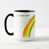 Pot met gouden munten St. Patrick's Day Mok (Links)