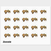 Pot Noodle Ronde Sticker (Vel)