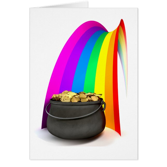 Pot o' Gold aan het einde van een regenboog (Voorkant)