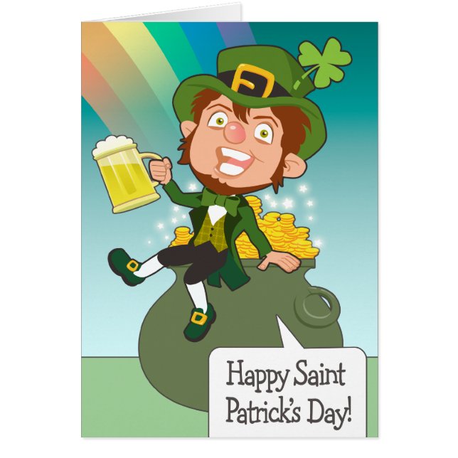 Pot of Gold & Beer Leprechaun (Voorkant)