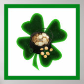 Pot of Gold en Big Shamrock Poster (Voorkant)