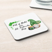 Pot of Gold for St Patricks Day on a  Bier Onderzetter (Linkerzijde)
