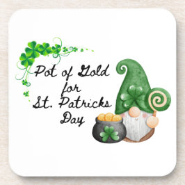 Pot of Gold for St Patricks Day on a  Bier Onderzetter