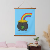 Pot of Gold Rainbow-Cartoon Hangend Wandkleed (Slaapkamer)