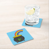 Pot of Gold Rainbow-Cartoon Kartonnen Onderzetters (Insitu)