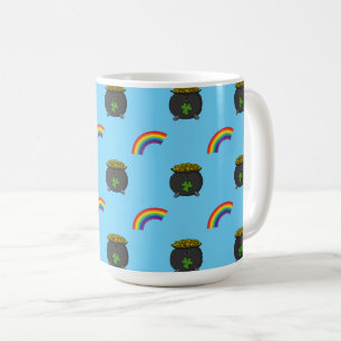 Pot of Gold Rainbow-Cartoon Koffiemok