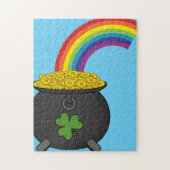 Pot of Gold Rainbow-Cartoon Legpuzzel (Verticaal)