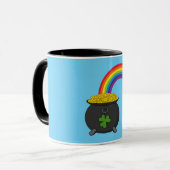 Pot of Gold Rainbow-Cartoon Mok (Voorkant links)