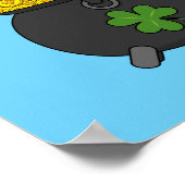 Pot of Gold Rainbow-Cartoon Poster (Hoek)