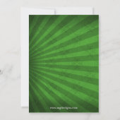 Pot of Gold St Patricks Day party Invitation Kaart (Achterkant)