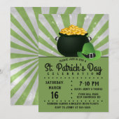 Pot o'Gold Leprechaun Pet Kaart (Voorkant / Achterkant)