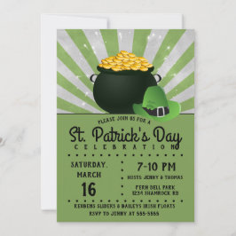 Pot o'Gold Leprechaun Pet Kaart
