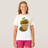 Pot Plant Meisjes T-shirt (Voorkant volledig)